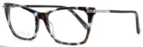 54-16-140b Swarovski Sk5426 055 Blue Tortoise Womens Eyeglasses 39 A