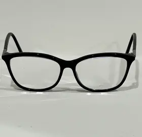 53-14-140 Swarovski Sw5223 Eyeglasses 001 Black Womens Semi Cat Eye Frames Only