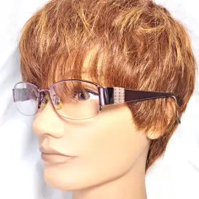 51-17-135 Takumi T9932-80 T9932 80 Satin Lavender Titanium Half-rim Eyeglasses Frame