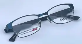 Tk910 Takumi Eyeglasses Metal Frame Color Black/blue 50 17 135