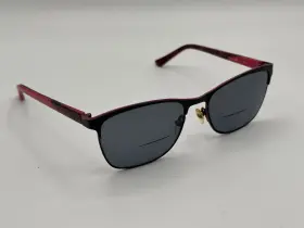 4464-122223-23 Tatiana Wittnauer Eyeglasses Frame Black/red 54-16-135 Frames Only