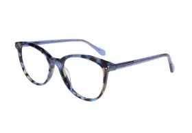 Taylor Eyes 876230058971 New Eyewear Blue Marble Dolly Eyeglasses 49/17/140