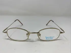 42-17-130 Team Sport Coc3003 Eyewear Gold Metal Full Rim Eyeglasses Frame /830
