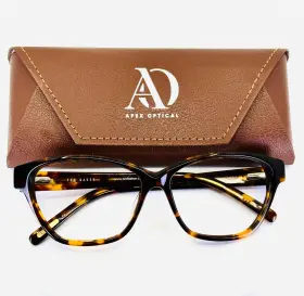 56-14-135 Ted Baker B556 Auriac Tor Tortoise Womens Semi Cat Eye Eyeglasses B 40
