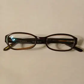49-16-135 Ted Baker B830 Womens Brown Eyeglasses Frames Full Rim Semi-oval Mm