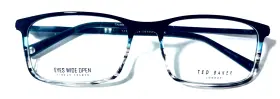 Tbltxl008gry18150 Ted Baker London Txl008 Gry Square Full Rim Authentic Eyeglasses Frame 60-18-150