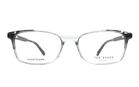 56-18-145 Ted Baker Tm017-gry Eyeglasses Frames Tm017 Gry Gray Black Rectangle Full Rim