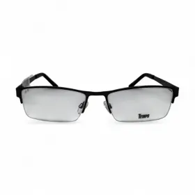 58-18-150 Tempo Mr0001 Half Metal Eyeglass Frame Gunmetal - Brand New With Tag