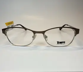 51-17-135 Tempo Wm3009 Br Eyeglasses Frames Only Brown Full Rim