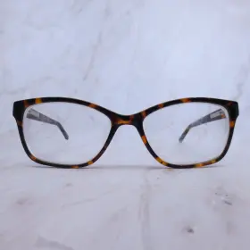 54-17-140 Tempo Wp5103 Eyeglasses Frame Womens Brown Tortoise Full Rim Square