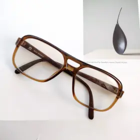 135-56-16 Terri Brogan Optyl Vtg Oversize Eyeglass Frames Made In Germany 8730