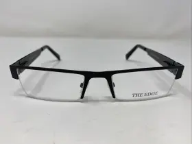 53-19-140 The Edge Te72 Eyewear Gunmetal/black Half Rim Eyeglasses Frame Lg30