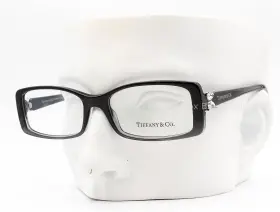 2043-b Tiffany & Co. And Tf 2043b 8128 Eyeglasses Glasses Black Ombre With Crystals 50mm