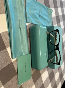 2102-8134 Tiffany & Co. And Womens Eyeglasses Tf2102 8134 Case Box Coa Bag