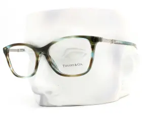 2116b Tiffany & Co. And Eyeglasses Glasses Tf Blue Brown Ocean Havana 53mm With Case