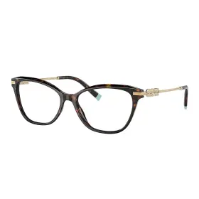 2219b Tiffany & Co. And Tf 8015 Havana Plastic Cat-eye Eyeglasses 52mm