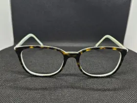 Tf2109-h-b Tiffany & Co. 51017-140 2109 8134 Tortoise Blue Square Eyeglasses Frames 51-17-140 Tf2109-h-b Tiffany & Co. 51017-140 2109 8134 Tortoise Blue Square Eyeglasses Frames 51-17-140
