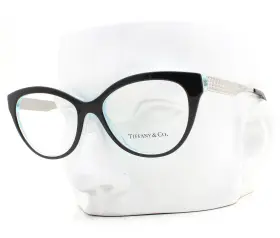 2180 Tiffany & Co. 8274 And Eyeglasses Glasses Tf Black On Blue 52mm With Case