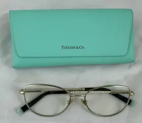 53-16-140 Tiffany & Co. Dt3466931 And Company Eyeglasses Frames Gold Tone Cat Eye