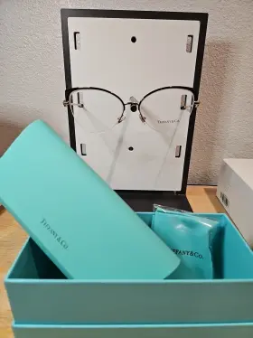 Tf1145-b Tiffany & Co. New And Womens Eyeglasses Frame Brown On Pale Gold