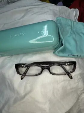 Tf2016 Tiffany & Co. And 8061 Purple Rectangle Eyeglasses Frame 51-15 135 Case