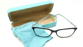 Tf2116-b Tiffany & Co. And 8134 55mm Havana Blue Gold Eyeglasses Frames Italy