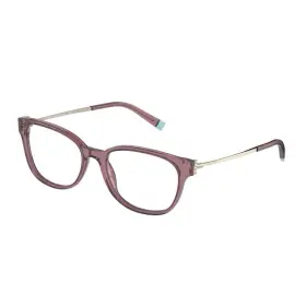 50-17-140 Tiffany & Co. Tf2177 Pink Brown Transparent Glasses With Demo Lens - Nwt