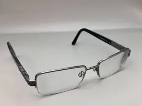 52-17-140 Timberland Tb1534-1 Eyeglasses Frame Tb15341 008 Half Rim Silver Black Frames