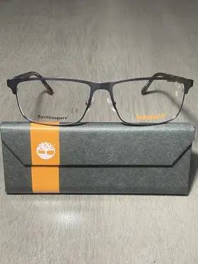60-16-150 Timberland Tb1651 006 Gunmetal Rectangle Eyeglasses Metal Frame
