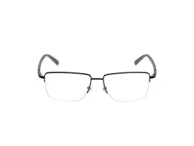 60-16-145 Timberland Tb1773 001 Black Metal Optical Eyeglasses Half-rim Frame