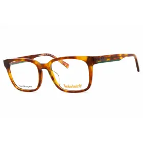 Tb1846-h Timberland Mens Eyeglasses Dark Havana Acetate Square Full Rim 052