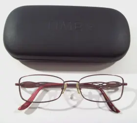 T192 Timex Eyeglasses Frames Only With Case Pink