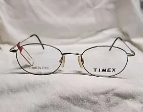 T303 Timex Gold / Marble Brown - Stainless Steel Eyeglass Frame 50/20/135
