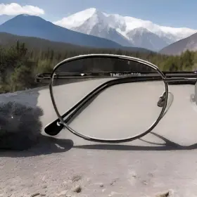 T901 Timex T902 Gunmetal- Titanium Eyeglass Frame
