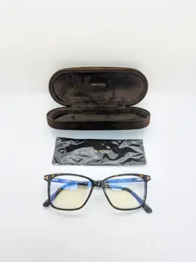 5478-b Tom Ford New Tf 5478 Blue Light Lens Authentic Frames With Case Eyeglasses 55-14