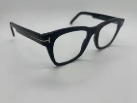 5886-b Tom Ford New Tf 001 Shiny Black Eyeglasses 52-20-145mm No Case