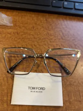 5945-b Tom Ford 028 Eyeglasses Blue Blocker Lens Flawless Authentic 56mm Rx Able