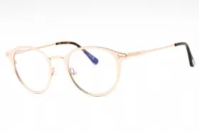 Ft5528-b Tom Ford 664689992508 029 Eyeglasses Matte Rose Gold Frame 49mm