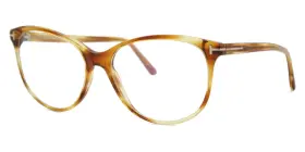 Ft5544-b-056-55 Tom Ford 664689996179 New Authentic Square Eyeglasses