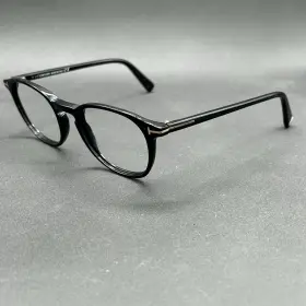 8219-111524-94.95 Tom Ford Tf 5583-b 001 Eyeglasses Frame Black Italy 50-20-145 Used