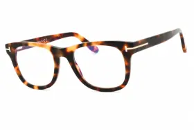 Ft5820-b Tom Ford 889214337153 053 Eyeglasses Blonde Havana Clear Frame 50mm