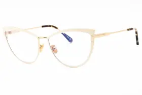 Ft5877-b Tom Ford 889214415851 025 Eyeglasses Ivory Clear Frame 56mm