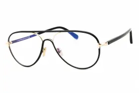 Ft5897-b Tom Ford 889214443281 001 Eyeglasses Shiny Black Clear Frame 57mm