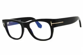 Ft5040-b Tom Ford 889214476623 001 Eyeglasses Shiny Black Clear Frame 52mm