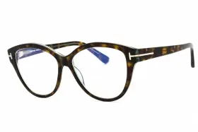 Ft5954-b Tom Ford 889214496157 055 Eyeglasses Coloured Havana Frame 54mm