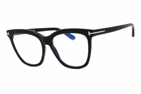 Ft6042-b Tom Ford 889214578358 001 Eyeglasses Shiny Black Clear Frame 54mm