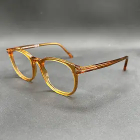 9032-030725-78.95 Tom Ford Tf5754-b 041 Eyeglasses Frame Honey Italy 51-19-145 Used
