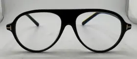 Ft5012 Tom Ford New 001 Black Eyeglasses 53 14-140mm With Case