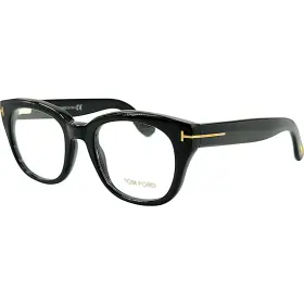Ft5473 Tom Ford Womens Plastic Eyeglass Frame 001 Shiny Black 49-20 Italy