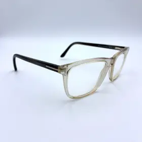 Ft5479-b Tom Ford Rectangular Eyeglasses Tf5479b 020 Transparent Gray/gray Horn 56mm Ft54